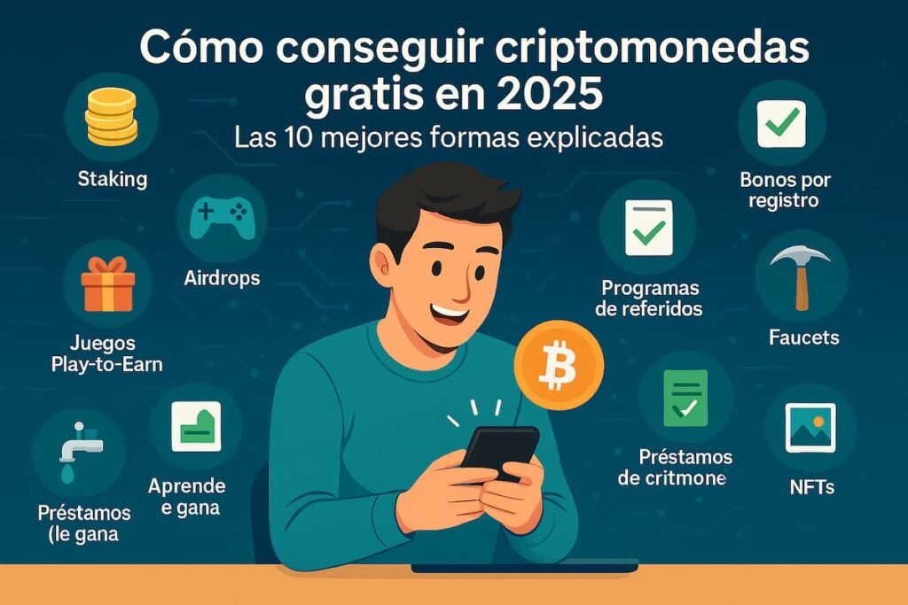 Ganar criptomonedas gratis