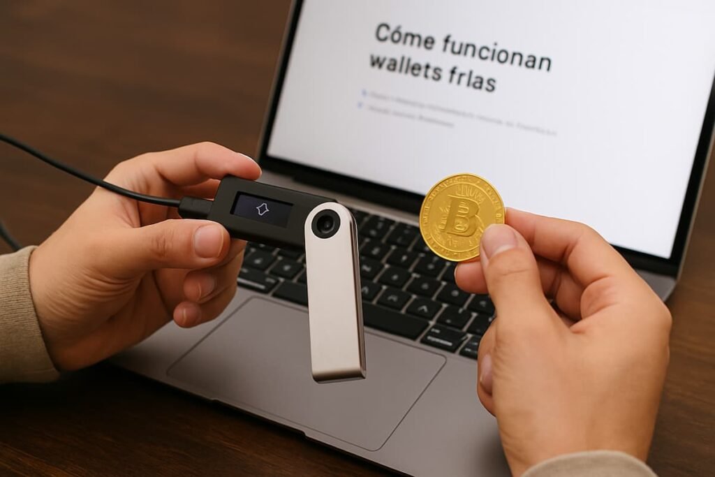 Como funciona una wallet fria