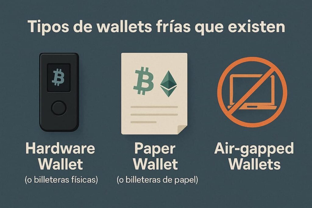 Tipos de wallets fria que hay