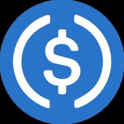 logo usdc op logo de la criptomoneda usdc