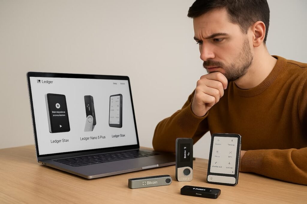 Comparativa de wallet fria ledger